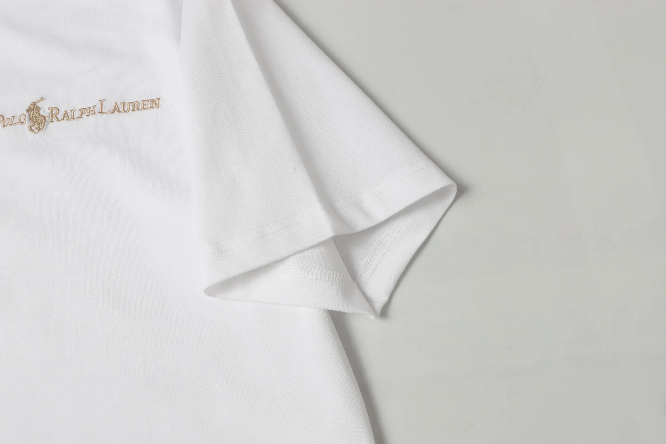 Ralph Lauren/ Classic logo T Os Same Style ：Black White Size：S M L XL